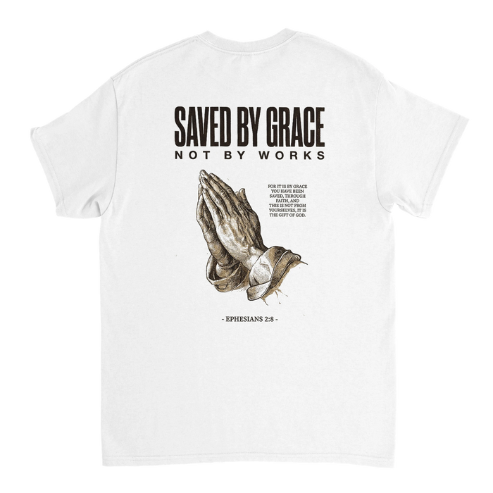 Saved By Grace, Not By Works | 4JC Christian Streetwear